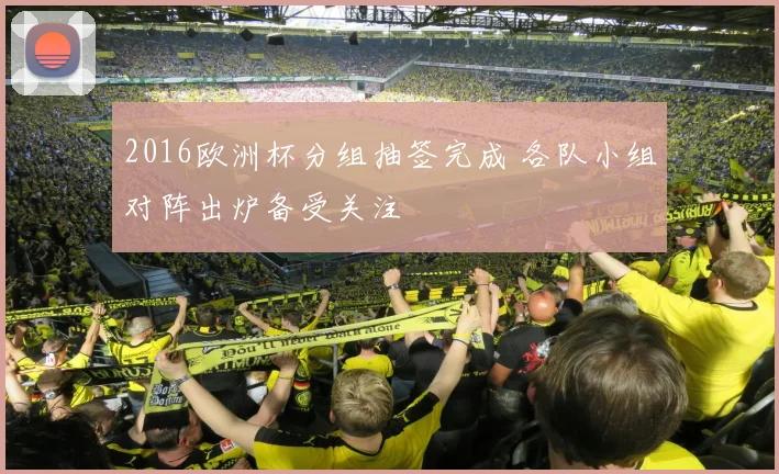 2016欧洲杯分组抽签完成 各队小组对阵出炉备受关注