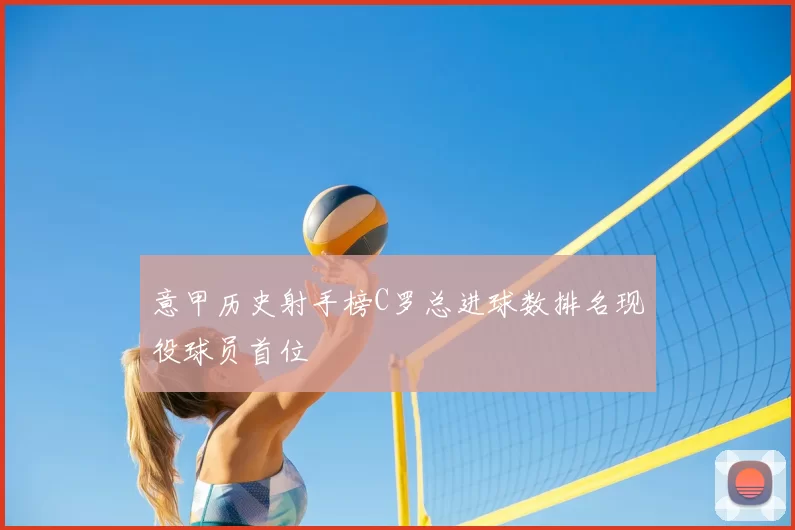 意甲历史射手榜C罗总进球数排名现役球员首位